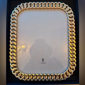 L’Objet Cuban Link Gold Picture Frame